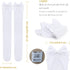 SATINIOR Satin Bow Stockings Women Opaque Thigh High Stockings Over Knee Long Stockings...